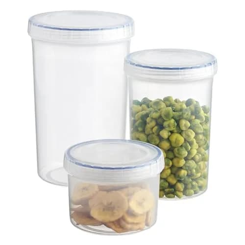 Lustroware Airtight Food Storage Container, 34 oz | BPA-Free, Microwave & Dishwasher Safe thumbnail 3