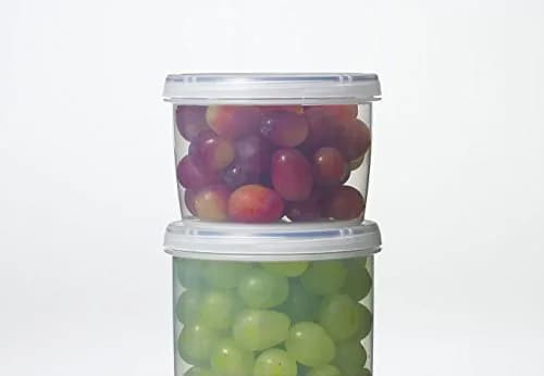 Lustroware Airtight Food Storage Container, Screw Lid, 25.5 oz, BPA Free | Round, Microwave & Dishwasher Safe thumbnail 5