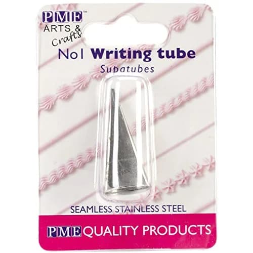 PME Seamless Stainless Steel Supatube Decorating Tip, Writer #1 | Piping Tip for Fondant & Clay thumbnail 3