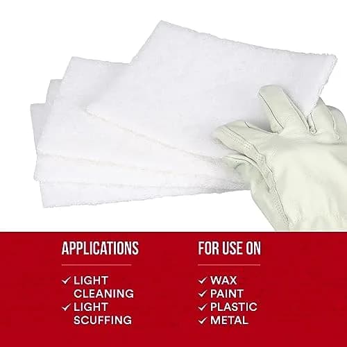 3M Scotch-Brite Light Cleansing Hand Pad 6 in x 9 in | Mild Abrasive for Delicate Surfaces thumbnail 4