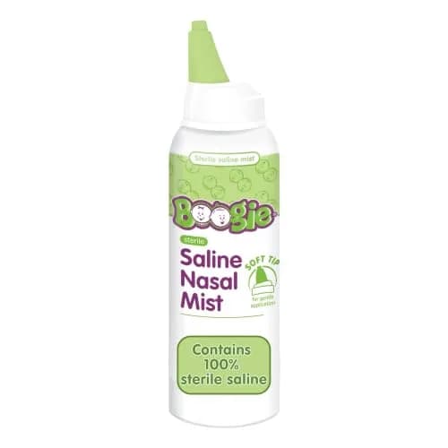 Boogie Saline Nasal Spray Mist 3.1 Oz | Kid-Friendly, Unscented Relief thumbnail 1