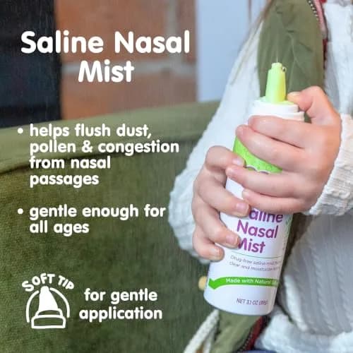 Boogie Saline Nasal Spray Mist for Kids 3.1 Oz | Gentle, Fresh Scented Relief for Sensitive Noses thumbnail 3