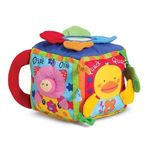 Melissa & Doug Musical Farmyard Cube Educational Baby Toy | Animal Sounds & Melodies, Compact & Durable thumbnail 1