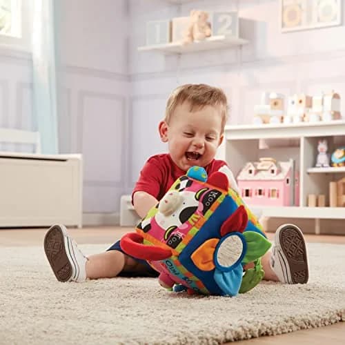 Melissa & Doug Musical Farmyard Cube Educational Baby Toy | Animal Sounds & Melodies, Compact & Durable thumbnail 7
