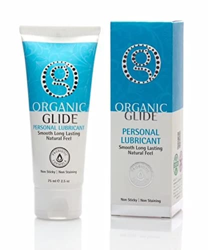 Organic Glide Natural Personal Lubricant 2.5oz | Probiotic Edible, Paraben-Free, Glycerin-Free, Sensitive Skin — Natural-Based