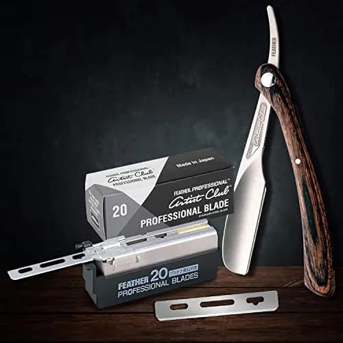 Feather Artist Club Professional Razor Blades 60 Count (Pack of 3) | Triple-Ground Platinum Coated Edges for Precision Shaving thumbnail 4