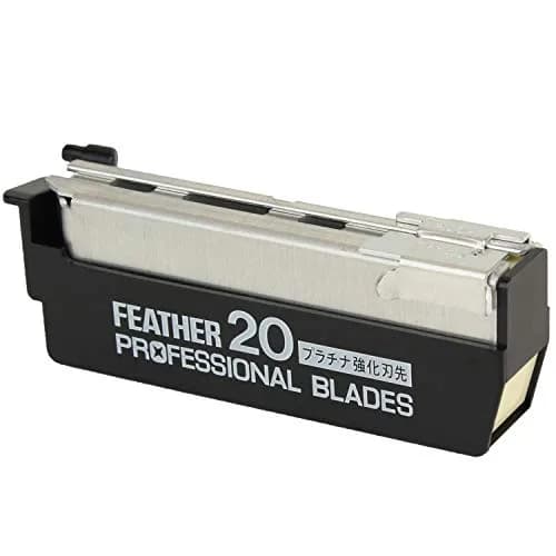 Feather Artist Club Professional Razor Blades 60 Count (Pack of 3) | Triple-Ground Platinum Coated Edges for Precision Shaving thumbnail 5