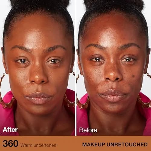 Maybelline Fit Me Dewy + Smooth Foundation, 360 Mocha, 0.01 Fl Oz (Pack of 72) - Hydrating Luminous Finish thumbnail 3