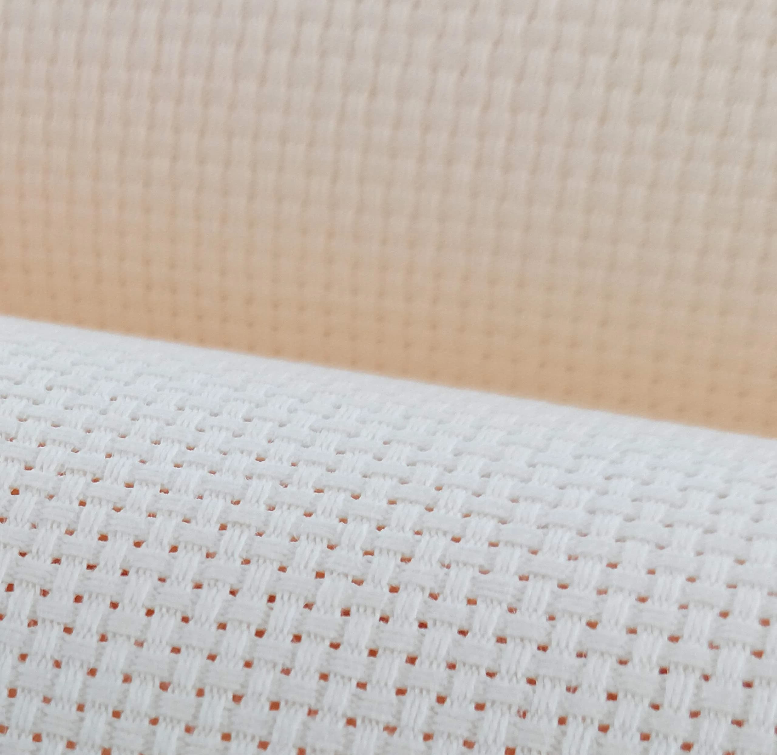kate cross stitch Cream Counted Cotton Aida Cloth 11 Ct 147cm x 91cm (58" x 36") | Perfect for Cross Stitch Projects — Cream