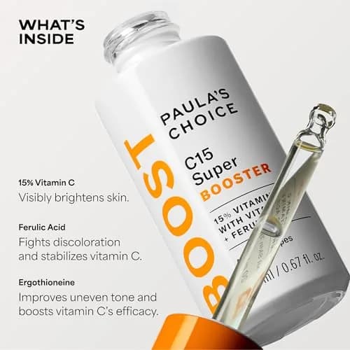 Paula's Choice C15 Super Booster Vitamin C Serum 20ml (0.67 Fl Oz) | Brightens Skin & Boosts Glow thumbnail 6