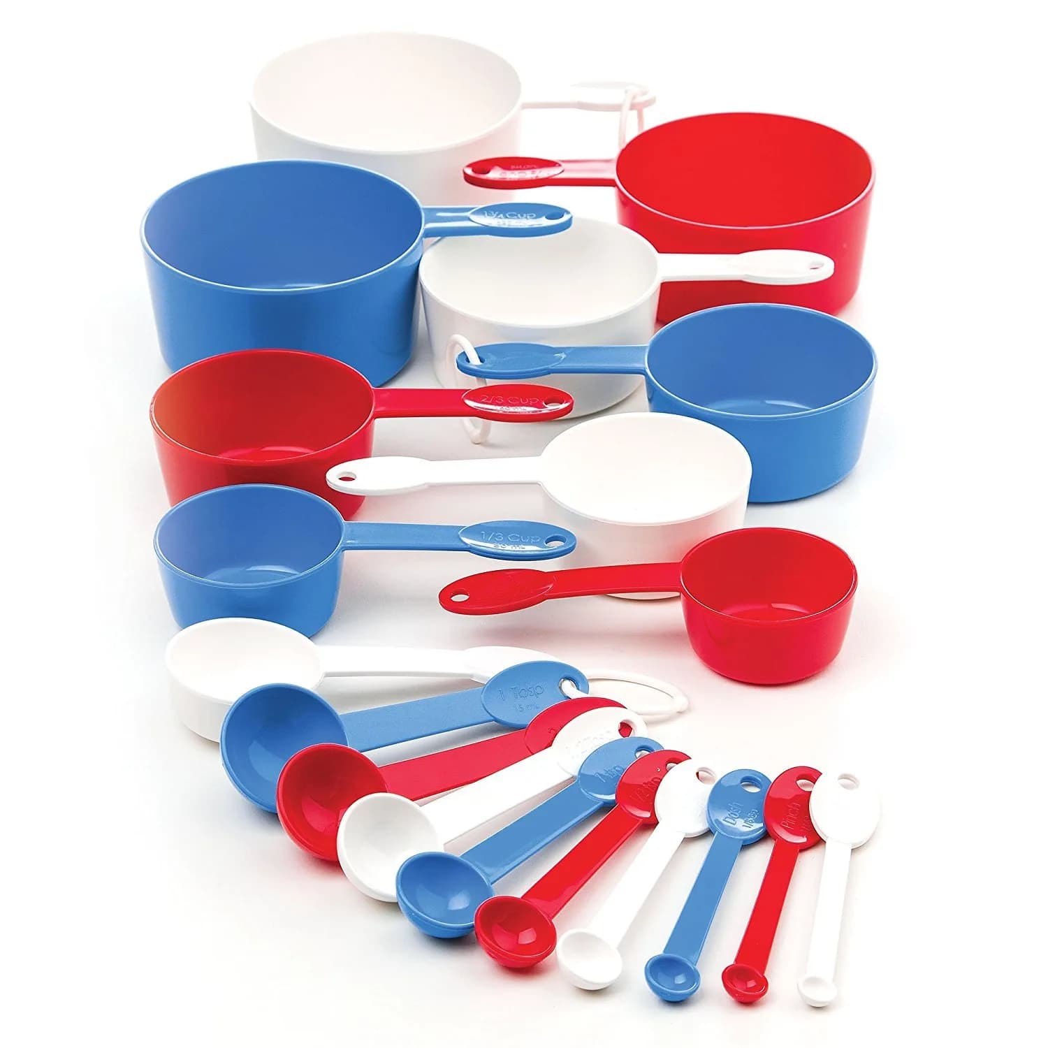 PrepWorks Ultimate 19-Piece Measuring Cup and Spoon Set 480ml (2 Cups) | Standard & Metric Markings for Baking - view 5