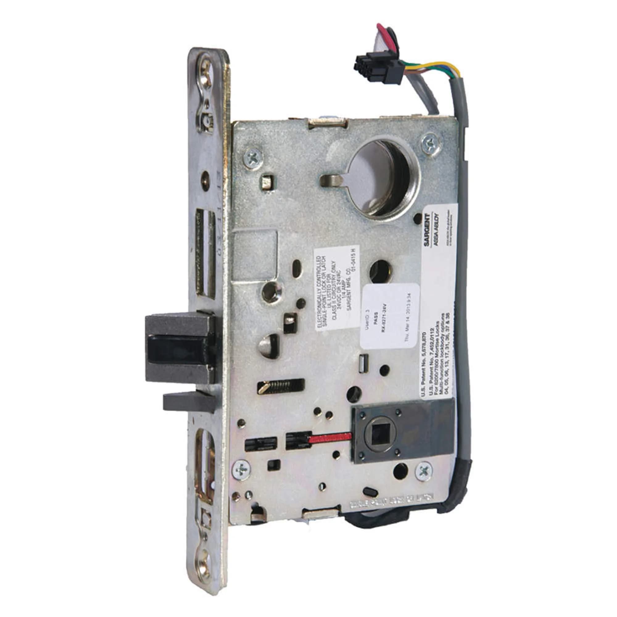 Sargent 8200 Series Satin Chrome Plated Mortise Lock | Heavy Duty Security (70-120 chars) — Multicolor