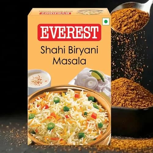 Everest Shahi Biryani Masala 50g (1.75oz) | Authentic Indian Spice Blend for Flavorful Biryani thumbnail 8