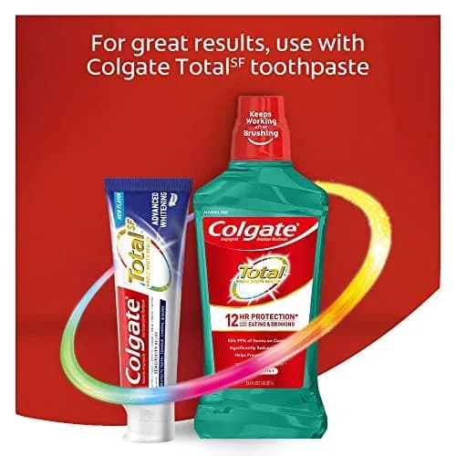 Colgate Total Pro-Shield Alcohol Free Mouthwash 16.9 Fl Oz | 12-Hour Germ Protection thumbnail 5