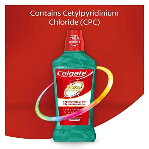 Colgate Total Pro-Shield Alcohol Free Mouthwash 16.9 Fl Oz | 12-Hour Germ Protection thumbnail 6