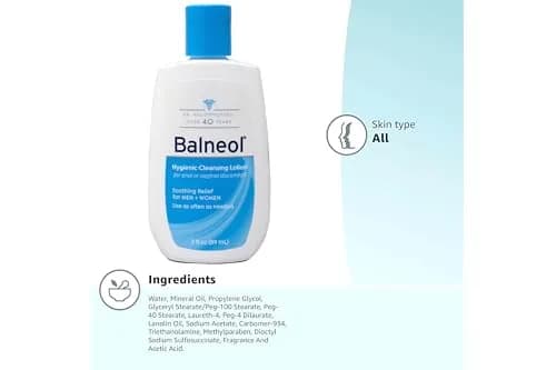 Balneol Hygienic Cleansing Lotion, 3.0 Oz (Pack of 4) | Soothing Relief for Sensitive Skin thumbnail 5