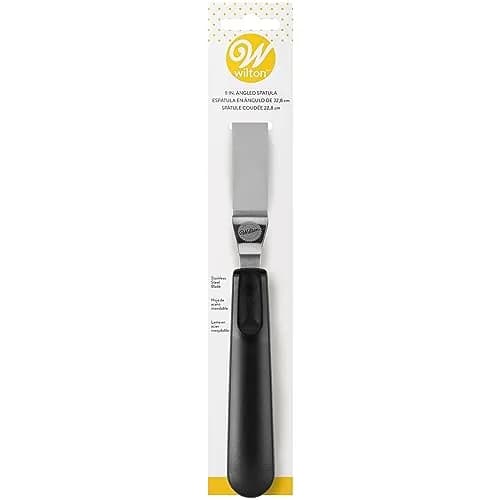 Wilton Angled Frosting Spatula, Ergonomic Handle, 9 Inch, Black | Professional Cake Decorating Tool thumbnail 7