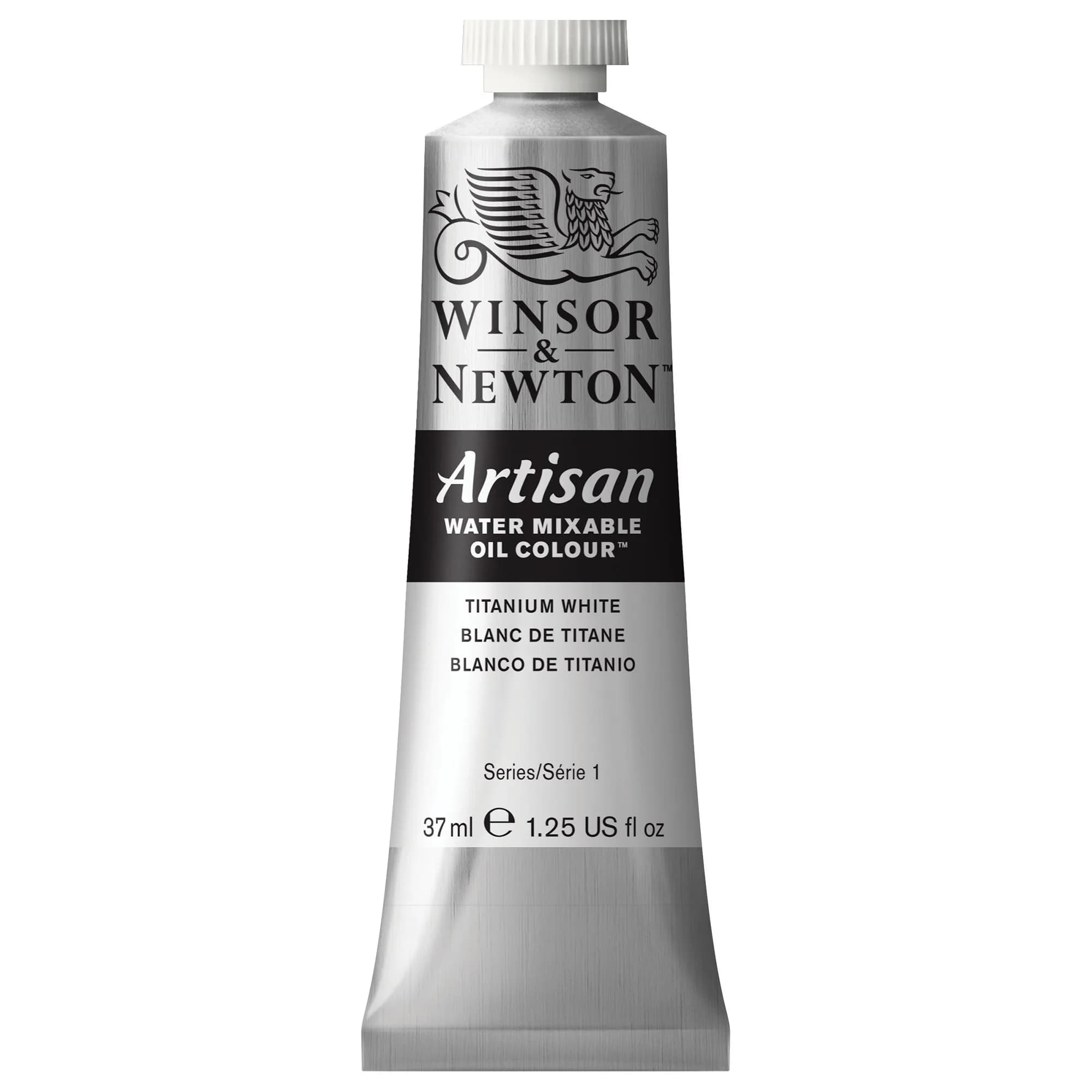 Winsor & Newton Artisan Water Mixable Oil Colour Prussian Blue 37ml (1.25 fl oz) | ASTM D4236 Certified — Titanium White