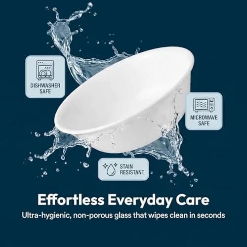 Corelle Vitrelle 6-Piece Soup/Cereal Bowl Set 532ml (18-Oz) | Lightweight & Chip Resistant Glass Bowls thumbnail 6