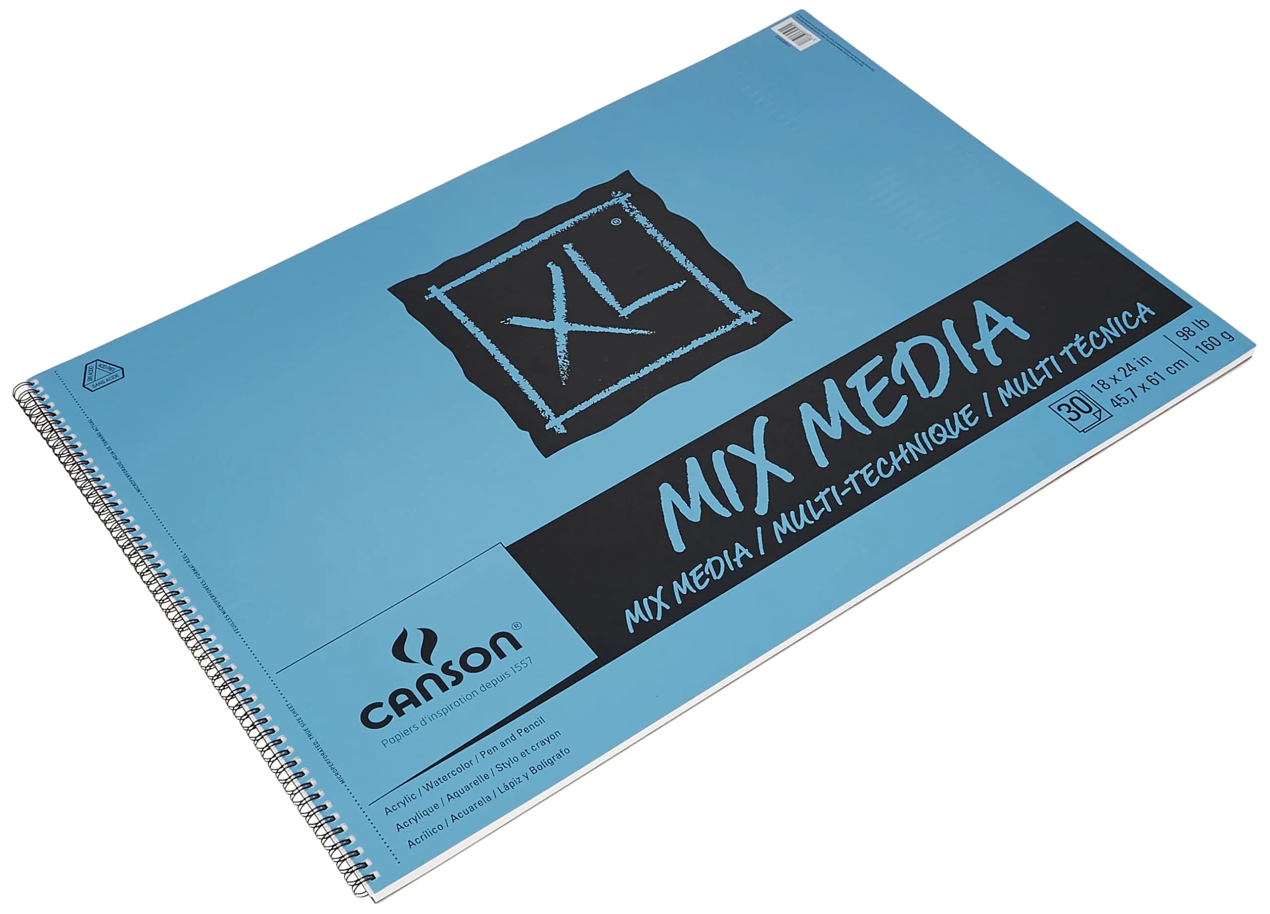 Canson XL Mix Media Pad 45.72 x 62.23 cm (18 x 24 inches) | Acid-Free Paper for All Media - view 3