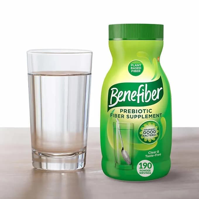 Benefiber Sugar Free Fiber Supplement Powder 722g (25.5 oz) | 190 Servings, Unflavored, Gluten-Free thumbnail 2
