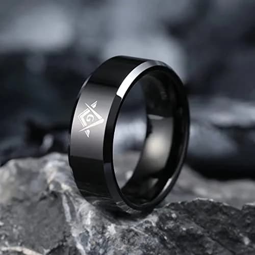 King Will Men Tungsten Wedding Band 8mm Size 12 | Durable Scratch-Resistant Jewelry thumbnail 2