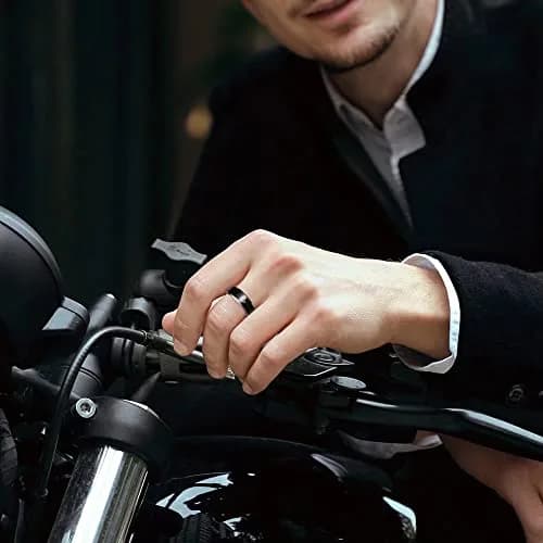 King Will Men Tungsten Wedding Band 8mm Size 11 | Durable, Scratch-Resistant, Waterproof thumbnail 4