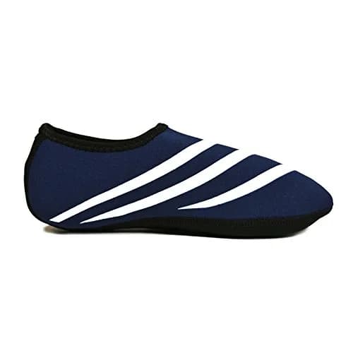 Nufoot Sporty Nu Navy/White Stripe Flats | Water-Resistant, Slip-On, All-Day Comfort (70-120 chars) thumbnail 2