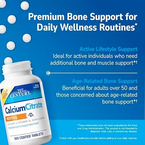 21st Century Calcium Citrate Plus D3 Maximum Tablets 630 mg (400 Count) | Bone Health Support with Vitamin D3 thumbnail 9