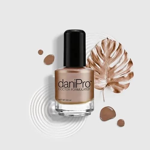 daniPro Pearlescent Mocha Nail Polish 15ml (0.5 fl oz) | Doctor Formulated for Stronger Nails thumbnail 6
