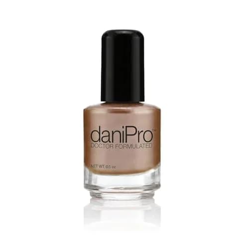 daniPro Pearlescent Mocha Nail Polish 15ml (0.5 fl oz) | Doctor Formulated for Stronger Nails thumbnail 1