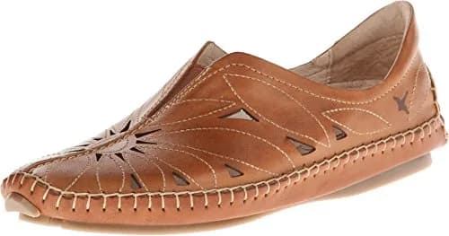 PIKOLINOS Jerez 578-7399 Women's Slip-On Moccasins - Premium Calfskin Leather - Removable Cushioned Insole, Elastic Fit, Lightweight Comfort (70-120 chars) thumbnail 1