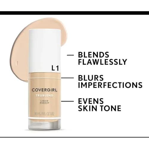 COVERGIRL Trublend Liquid Makeup Natural Ivory 1 Fl Oz | Flawless, Natural Finish for All Skin Types thumbnail 6