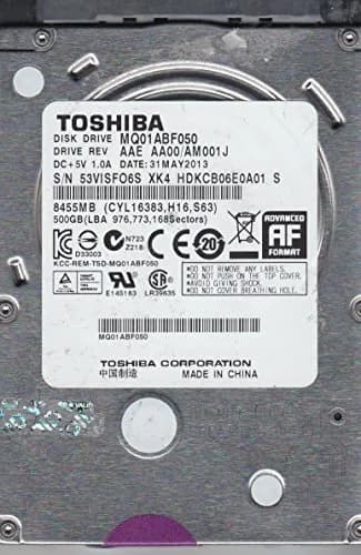 TOSHIBA 500 GB 2.5" Internal Bare/OEM Hard Drive | Slim 7mm SATA HDD for Data Storage thumbnail 3
