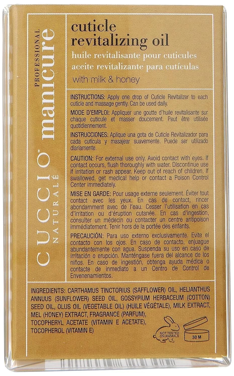 Cuccio Naturale Milk & Honey Revitalizing Cuticle Oil 68ml (2.30 Fl Oz) | Fast-Absorbing Hydration for Dry, Damaged Nails - view 9