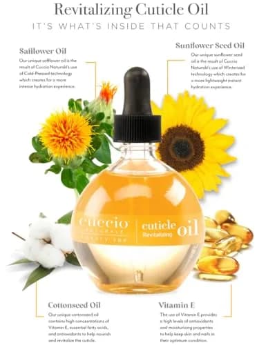 Cuccio Naturale Milk & Honey Revitalizing Cuticle Oil 68ml (2.30 Fl Oz) | Fast-Absorbing Hydration for Dry, Damaged Nails thumbnail 2