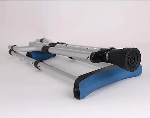 Carex Folding Aluminum Under Arm Crutches with Padded Cushions | Universal Fit 4'11"-6'1" thumbnail 7