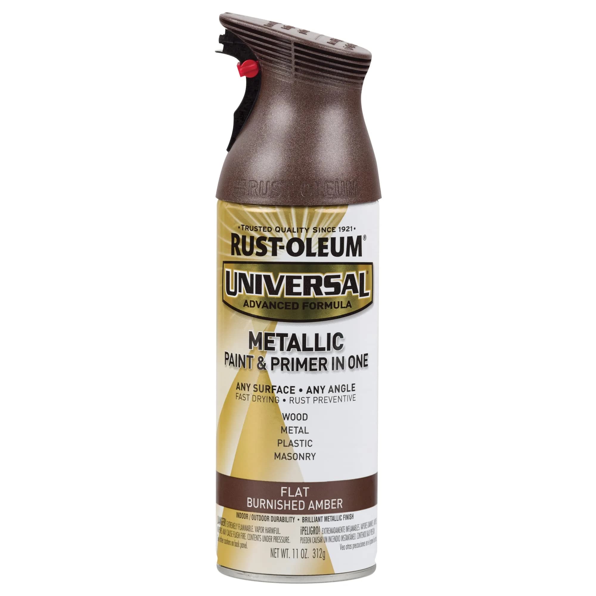 Rust-Oleum Universal Flat Burnished Amber Metallic All Surface Spray Paint, 11 oz - main product image