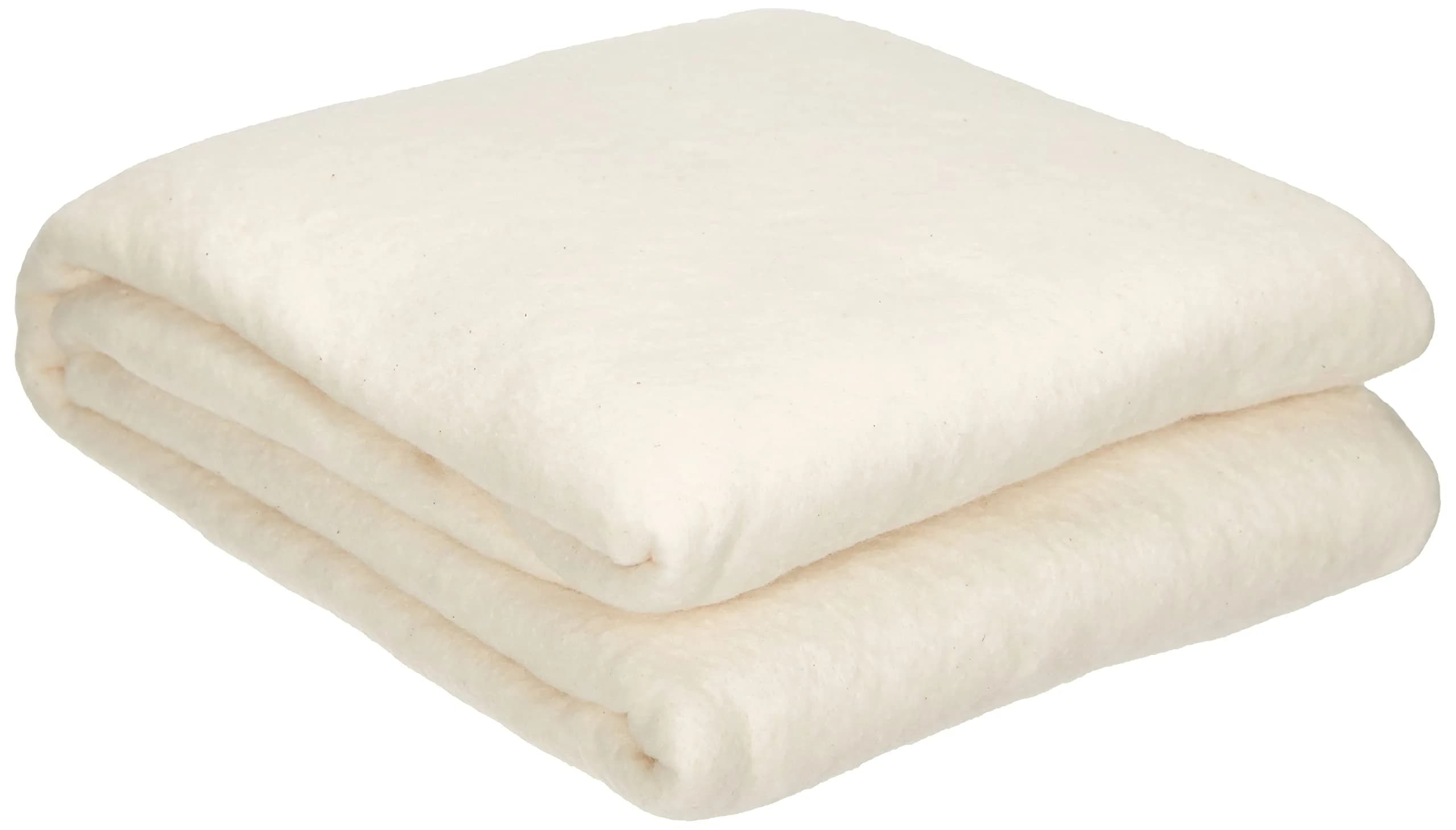 Pellon Wrap-N-Zap Natural Cotton Quilt Batting 45 x 36 Inches (114 x 91 cm) | Microwave-Safe Kitchen Projects — Natural