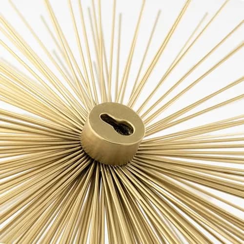 Torre & Tagus Spike Metal Starburst 6" Wall Decor | Handmade Gold Contemporary Accent thumbnail 5