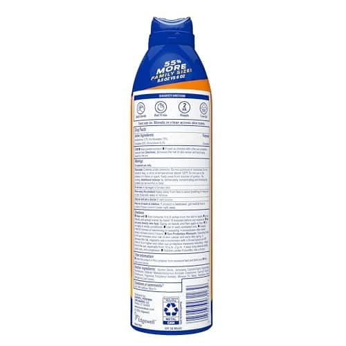 Banana Boat Sport SPF 50 Sunscreen Spray, 266 g (9.5 oz) | Sweat & Water Resistant, Broad Spectrum UVA/UVB thumbnail 9