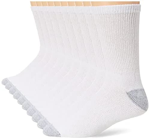 Hanes Crew Socks 12-Pack | Athletic Comfort & Odor Protection, Size 6-12 US thumbnail 1