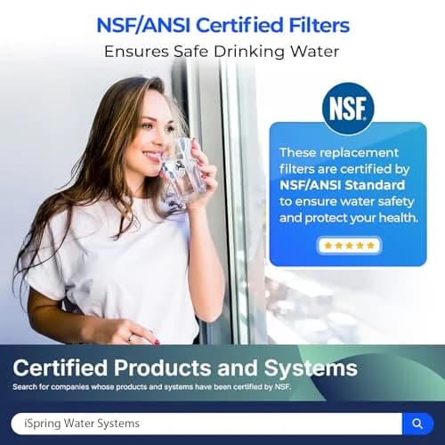 iSpring FA15 Alkaline Water Filter Cartridge 156 g (5.5 oz) | NSF Certified pH Balance & Mineral Restoration thumbnail 2