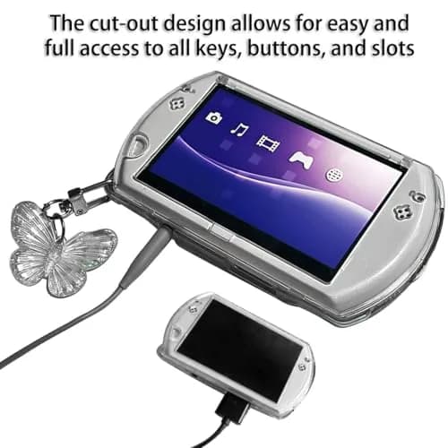 OSTENT Clear Crystal Hard Case Cover Skin for Sony PSP Go | Protects Against Scratches & Dust thumbnail 4