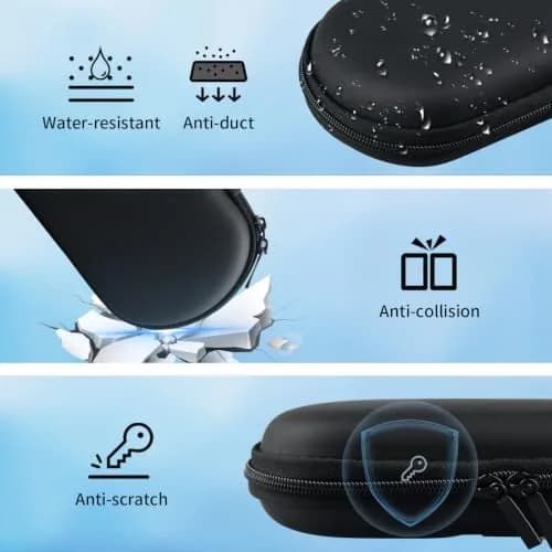 OSTENT EVA Hard Travel Carry Case Bag Protector for Sony PSP 1000 2000 3000 | Protects Console from Dust & Scratches thumbnail 4