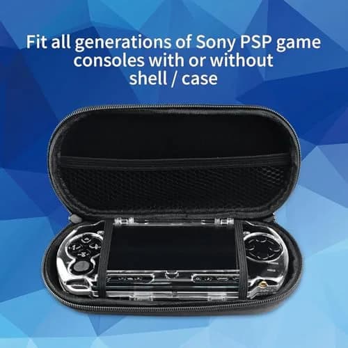 OSTENT EVA Hard Travel Carry Case Bag Protector for Sony PSP 1000 2000 3000 | Protects Console from Dust & Scratches thumbnail 3