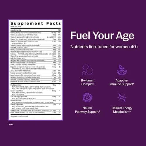 New Chapter Every Woman's One Daily 40+ Multivitamin 96 Tablets | Supports Immune & Bone Health thumbnail 3