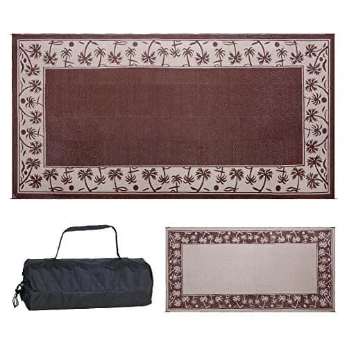 Stylish Camping 209187 Reversible Mat 9'x18' | Large Outdoor Floor Rug with UV Protection thumbnail 1
