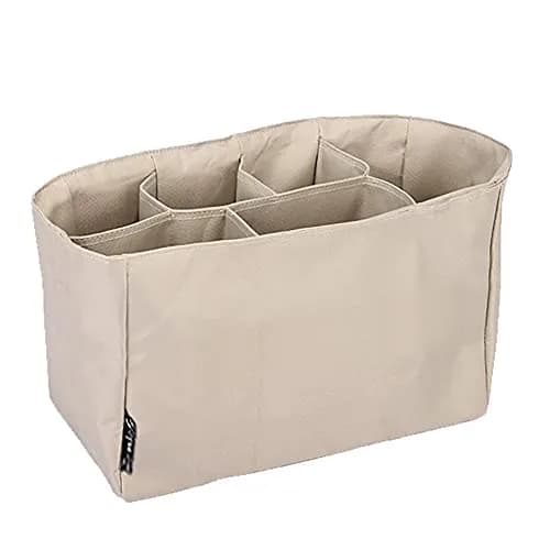 Comicfs Baby Diaper Bag Insert Organizer 12 x 6.4 x 8 Inch Khaki | Water-Resistant, Durable thumbnail 1
