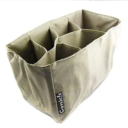 Comicfs Baby Diaper Bag Insert Organizer 12 x 6.4 x 8 Inch Khaki | Water-Resistant, Durable thumbnail 6